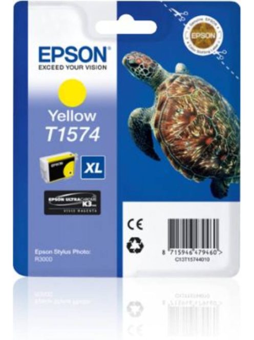 Epson T1574 Patron Yellow 26ml (Eredeti)