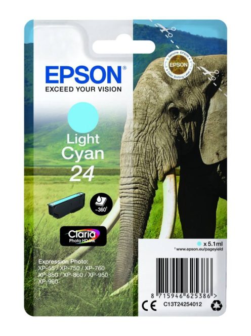 Epson T2425 Patron Light Cyan 5,1ml 24 (Eredeti)