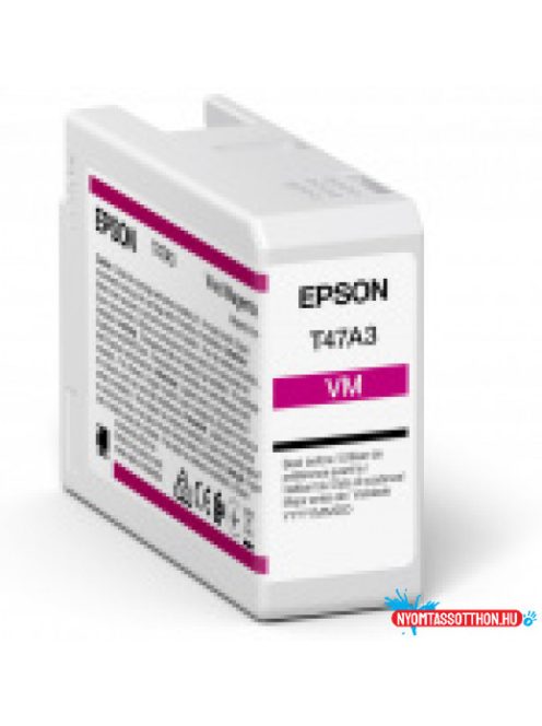 Epson T47A3 Patron Vivid Magenta 50 ml (Eredeti)