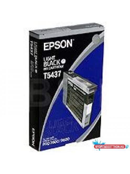 Epson T5437 Patron Light Black 110ml (Eredeti)