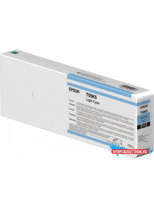 Epson T55K500 Patron Light Cyan 700ml eredeti