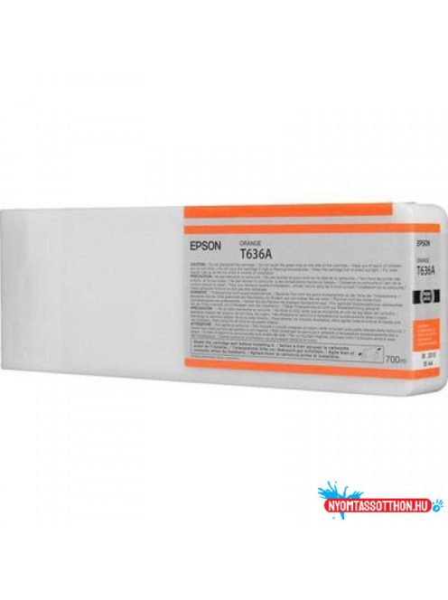 Epson T636A Patron Orange 700ml (Eredeti)