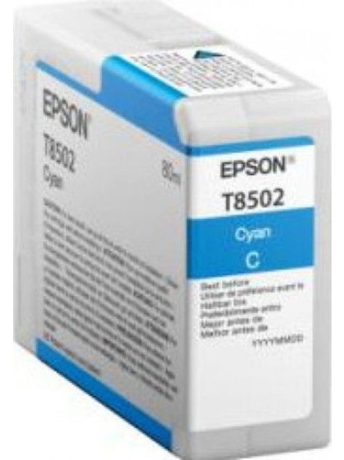 Epson T8502 Patron Cyan 80 ml /original/