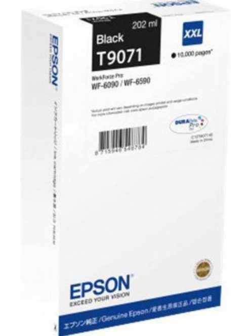 Epson T9071 Patron Black 10000 oldal (Eredeti)