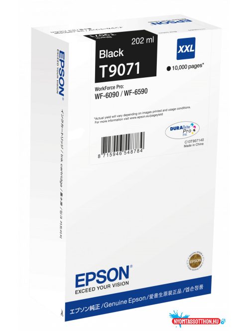 Epson T9071 Patron Black 10K /o/