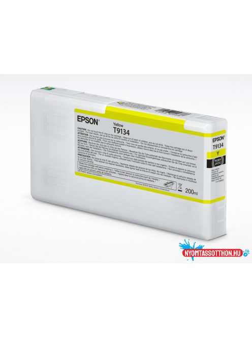 Epson T9134 Patron Yellow 200ml (Eredeti)