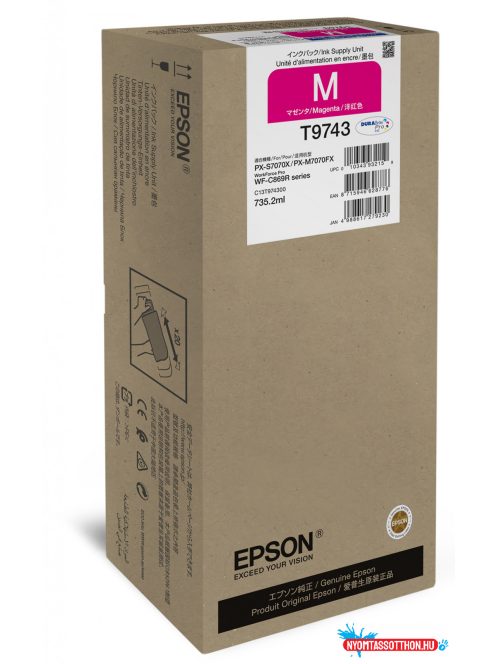 Epson T9743 Patron Magenta 84K /o/