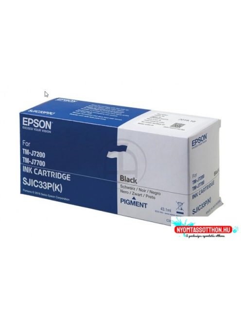 Epson J7200 Patron Black SJIC33P(K) (Eredeti)