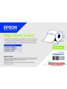 Epson 102mm X 58m high gloss címke