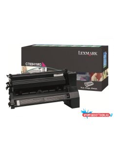   Lexmark C78x/X782 High Return Toner Magenta 10.000 oldal (Eredeti) C780H1MG