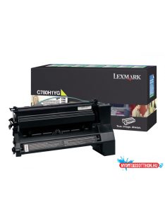   Lexmark C78x/X782 High Return Toner Yellow 10.000 oldal (Eredeti) C780H1YG