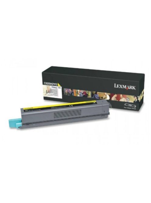 Lexmark C925 High Toner Yellow 7.500 oldal (Eredeti) C925H2YG