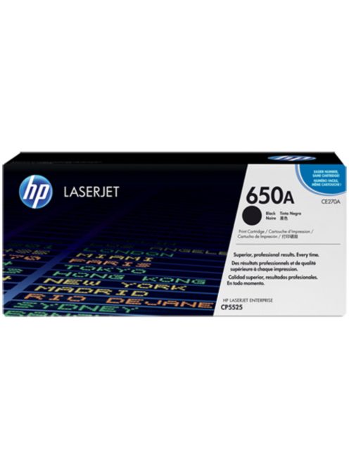 HP CE270A Toner Black 13.500 oldal No.650A (Eredeti)