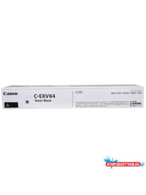 Canon C-EXV64 Toner Black 38.000 oldal kapacitás