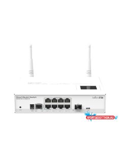   MikroTik CRS109-8G-1S-2HnD-IN 8port GbE LAN SFP uplink 802.11b/g/n Cloud Router Switch