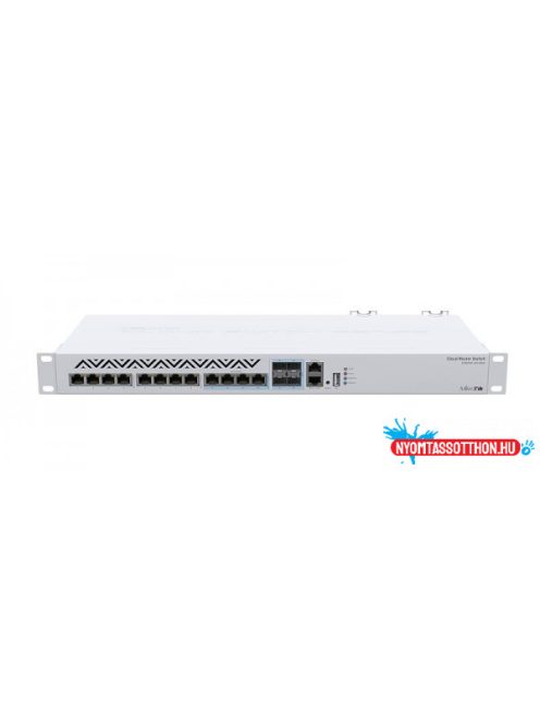 MikroTik CRS312-4C+8XG-RM 8x10G RJ45 LAN 4x10GbE Combo port (SFP+/LAN) Rackmount Cloud Router Switch