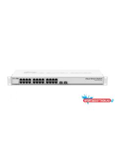   MikroTik CSS326-24G-2S+RM 1U 19 24port GbE LAN 2x 10GbE SFP+ Cloud Smart Switch