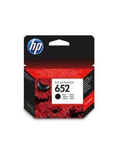 HP 652 (F6V25AE) fekete tintapatron - eredeti, nagy kapacitású HP patron kompatibilis DeskJet Ink Advantage nyomtatókkal