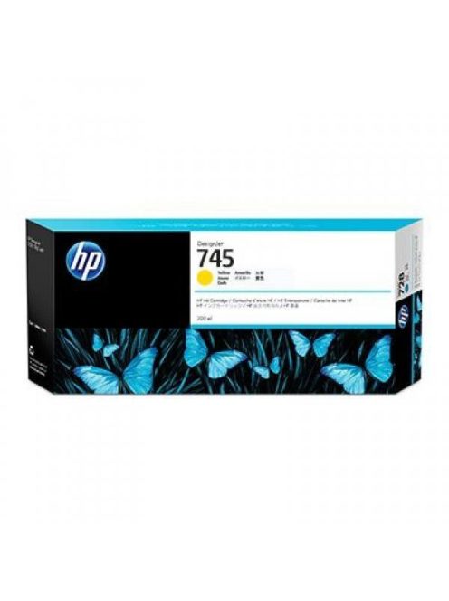 HP F9K02A Patron Yel 300ml No.745 (Eredeti)