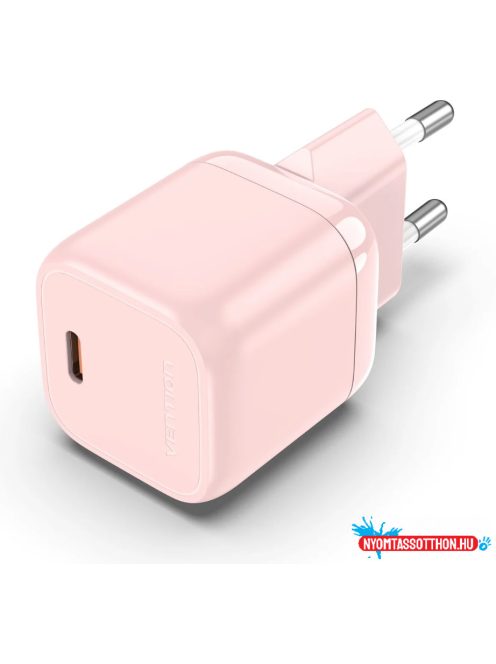 VENTION 1-port USB-C Töltő(30W) Pink