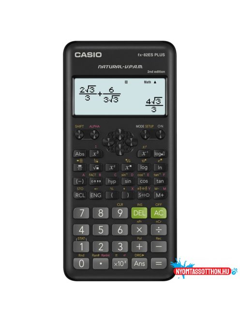 Számológép tudományos 252 funkciós Casio FX 82 ES PLUS 2 fekete