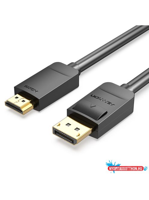 VENTION KÁBEL DP to HDMI Kábel 2M Black