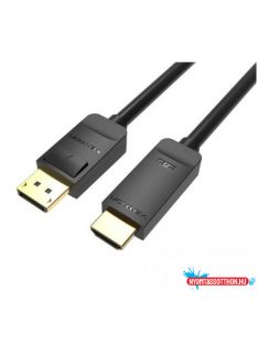 Vention DisplayPort ->HDMI ,( 4K, fekete) 5m, kábel