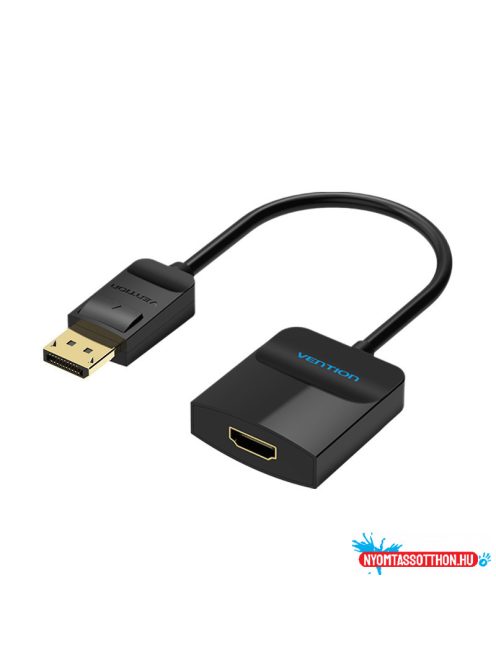 Vention Displayport -> HDMI (fekete), 0,15m, konverter