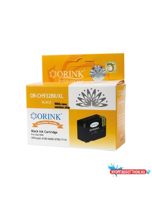 Hp 932XL/CN053AE tintapatron black ORINK