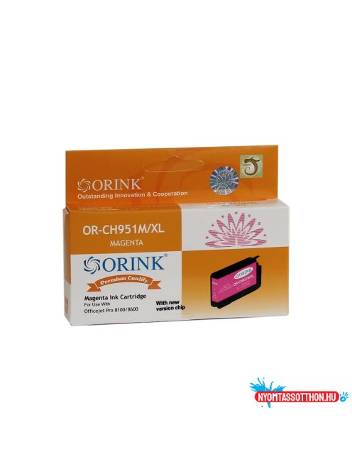 Hp 951XL/CN047AE tintapatron magenta ORINK