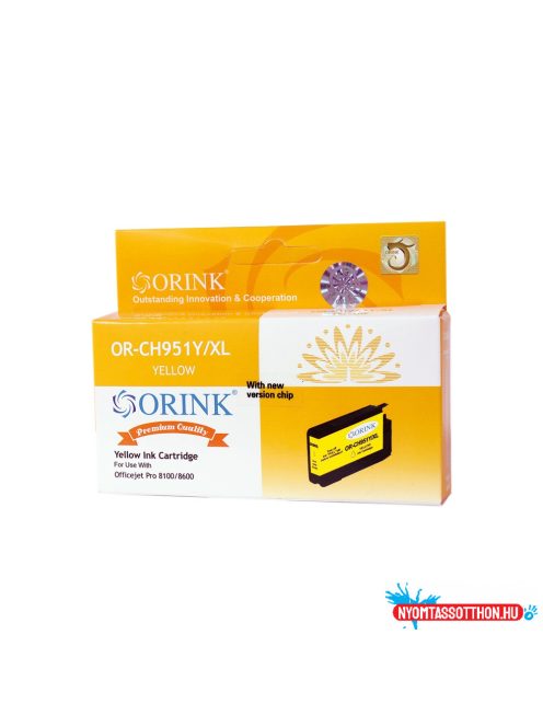 Hp 951XL/CN048AE tintapatron yellow ORINK