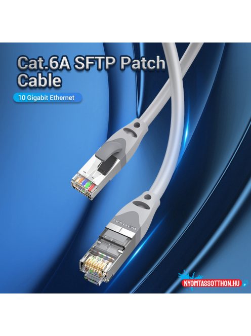 Vention SFTP Patch (Cat.6A, sárga), 0,5m, kábel