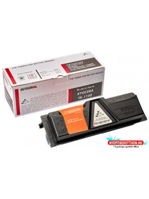 KYOCERA TK1140 toner 13500 oldal XL CHIP Intergal (utángyártott, magas minőségű)