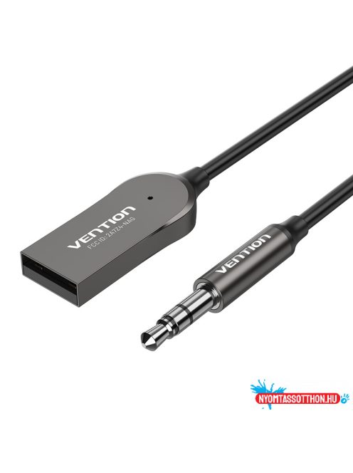 Vention USB (Autóba, bluetooth 5.0 audio, szürke) 1,5m, adapter