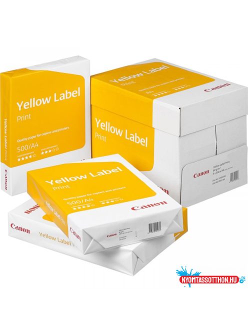 Másolópapír A4, 80g, Canon Yellow Label 500 ív/csomag