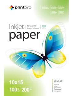   Fotópapír PrintPro glossy 200 g/m², 10х15, 100 lap PGE2001004R