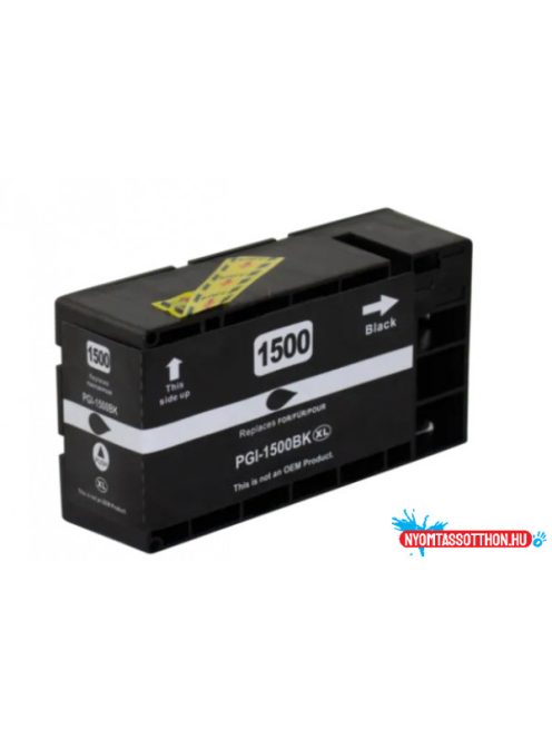 Utángyártott CANON PGI1500XL Tintapatron Black WHITE BOX