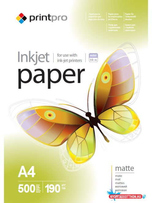 COLORWAY Matt Photo paper A4 190g 500db PME190500A4