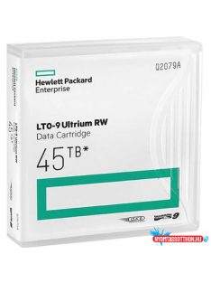   Hozzá tartozó BAR Code címke: Q2017A (100db címke+10db tisztítókazetta címke)  HP Q2079A LTO-9 Ultrium 45TB MP RW Data Cartridge