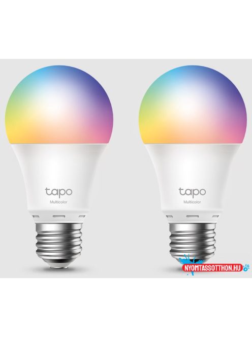 TP-LINK Tapo L530E(2-pack) Smart WiFi Light Bulb, Multicolor