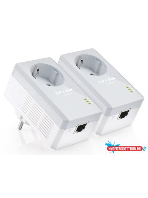 TP-LINK TL-PA4010P AV600 Passthrough Powerline Starter Kit