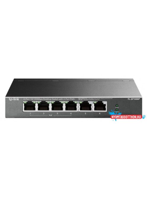 TP-LINK TL-SF1006P 6-Port 10/100Mbps Desktop Switch