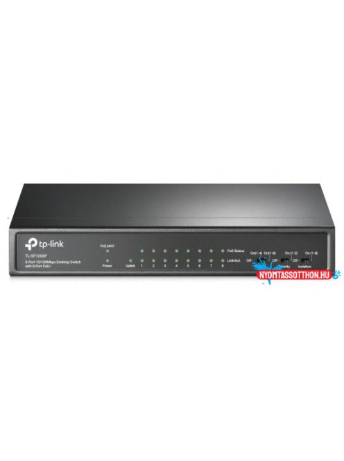 TP-LINK TL-SF1009P 9-Port 10/100Mbps Desktop Switch