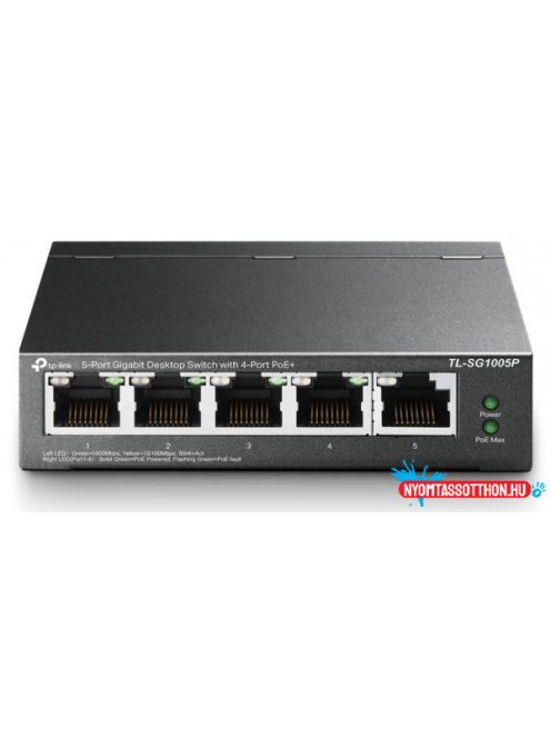 TP-LINK TL-SG1005P 5-Port Gigabit Desktop Switch