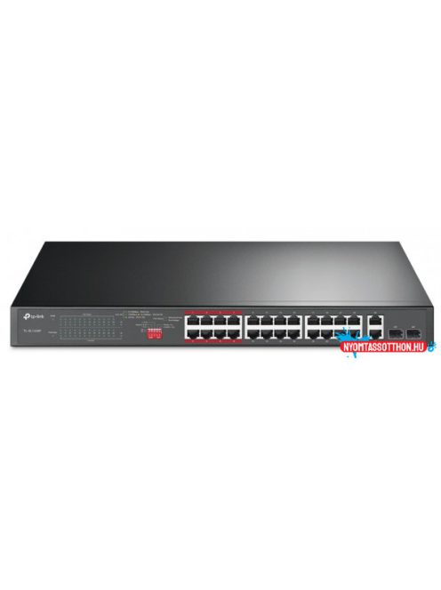 TP-LINK TL-SL1226P 24Port 10/100Mbps + 2-Port Gigabit Switch