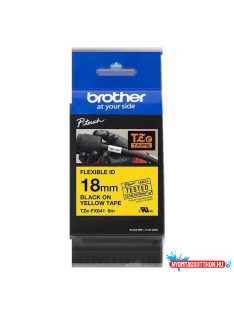 Brother TZe-FX641 18 mm széles 8m hosszú szalagkazetta