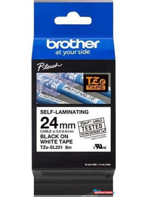 Brother TZe-SL251 24 mm széles 8 m hosszú szalagkazetta