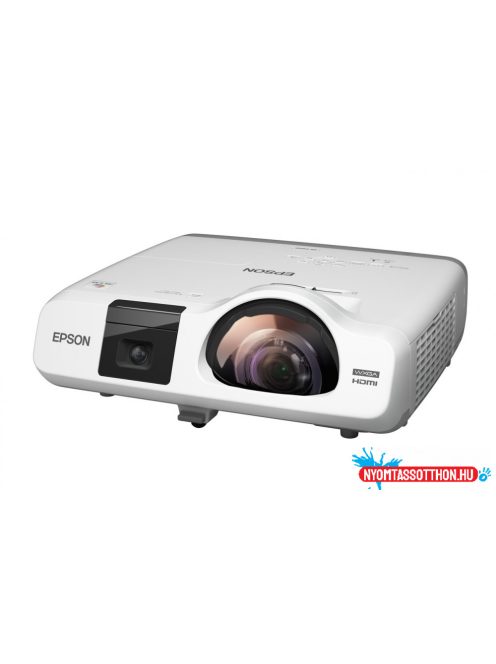 Epson EB-536Wi 3LCD / 3400lumen / LAN / WXGA ST (közeli) oktatási projektor