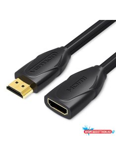   Vention HDMI/M -> HDMI/F (hosszabbító, fekete), 1m, kábel