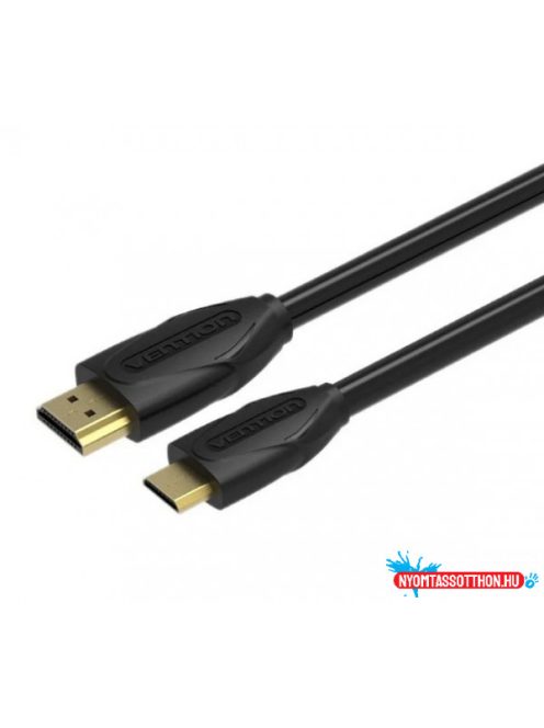 Vention mini HDMI/M -> HDMI/M, (fekete) 1m, kábel